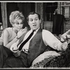 Janet Ward and Alan King in the stage production The Impossible Years