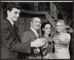 Sam Levene, Madeleine Fisher and Elizabeth Fleming in the touring stage production The Impossible Years