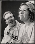 Warren Pincus and Heather Haven in the stage production In the Time of Harry Harass