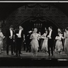 Ted Pugh, Debbie Reynolds [center] and ensemble in the stage production Irene