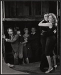 Christopher Plummer, Nan Martin and ensemble in the stage production J.B.