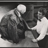 Jack MacGowran and producer Joseph Papp in rehearsal for the Off-Broadway show Jack MacGowran in the Works of Samuel Beckett