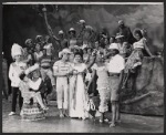 Ricardo Montalban, Lena Horne, Adelaide Hall, Augustine "Augie" Rios, Ossie Davis and ensemble in the 1957 stage production Jamaica