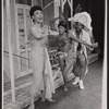 Lena Horne, Ossie Davis and unidentified in the 1957 stage production Jamaica