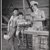 Lena Horne, Augustine "Augie" Rios and Ricardo Montalban in the 1957 stage production Jamaica