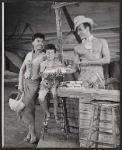 Lena Horne, Augustine "Augie" Rios and Ricardo Montalban in the 1957 stage production Jamaica