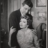Robert Preston and Claudette Colbert in the stage production Janus