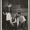 Helen Walker, Alexander Knox and Richard Conte in the stage production Jason