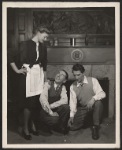 Helen Walker, Alexander Knox and Richard Conte in the stage production Jason