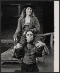 Kevin O'Connor and Pamela Payton-Wright in the stage production Jesse and the Bandit Queen