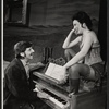 Barry Primus and Dixie Carter in the stage production Jesse and the Bandit Queen