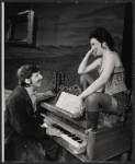 Barry Primus and Dixie Carter in the stage production Jesse and the Bandit Queen