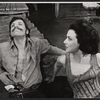Barry Primus and Dixie Carter in the stage production Jesse and the Bandit Queen