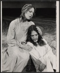 Marta Heflin and Jeff Fineholt in the stage production Jesus Christ Superstar