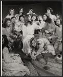 Jeff Fineholt, Marta Heflin [center] and unidentified others in the stage production Jesus Christ Superstar