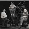 Charles Siebert, Dustin Hoffman and Susan Sullivan in the stage production Jimmy Shine