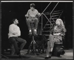 Charles Siebert, Dustin Hoffman and Susan Sullivan in the stage production Jimmy Shine