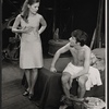 Pamela Payton-Wright and Dustin Hoffman in the stage production Jimmy Shine