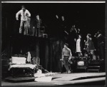 Dustin Hoffman [center] and unidentified others in the stage production Jimmy Shine
