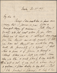 Autograph letter signed to W.T. Baxter, 25 December 1817