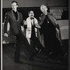 Jeffrey Apter, David Vaughan and unidentified in the stage production Joan