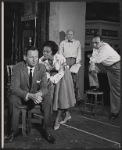 Wendell Corey, Eartha Kitt and unidentified others in the stage production Jolly's Progress 