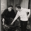 Claudette Colbert [at right] and unidentified in the stage production Julia, Jake and Uncle Joe