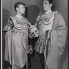 Roddy McDowall and Christopher Plummer in publicity portrait for the 1955 American Shakespeare Festival production of Julius Caesar