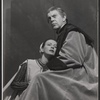 Leora Dana and Raymond Massey in publicity portrait for the 1955 American Shakespeare Festival production of Julius Caesar