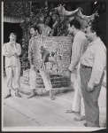 David Wayne, Josip Elic, Louis Guss and unidentified in the stage production Juniper and the Pagans