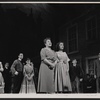 Shirley Booth [center left] and unidentified others in the stage production Juno