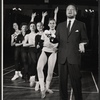 Alfred Drake and unidentified others in rehearsal for the stage production Kean