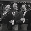 Christopher Hewett [center] and unidentified others in the stage production Kean
