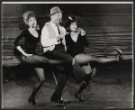 Jesse White [center] and unidentified others in rehearsal for the stage production Kelly