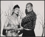 Doretta Morrow and Yul Brynner in publicity photo for the 1951 Broadway production of The King and I