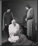 Sydney Walker [center] and unidentified others in the 1959 Players Theatre production of King Lear