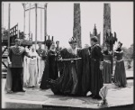 Frank Silvera [center] and unidentified others in the 1962 NY Shakespeare production of King Lear