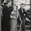 Donald Cook, Cloris Leachman and Jackie Cooper in the 1954 stage production King of Hearts