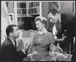 Jackie Cooper, Cloris Leachman and Donald Cook in the 1954 stage production King of Hearts