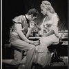 George Segal and Joan Diener in the stage production La Belle