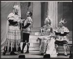 Howard Da Silva, Joan Diener, Menasha Skulnik and unidentified others in the stage production La Belle