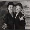 Pierre Olaf and Colette Brosset in the stage production La Plume de ma Tante