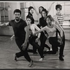 Alvin Ailey and dancers in rehearsal for the stage production La Strada