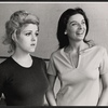Bernadette Peters and Donna Theodore in rehearsal for the stage production of La Strada