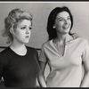 Bernadette Peters and Donna Theodore in rehearsal for the stage production La Strada