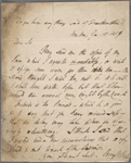 Autograph letter signed to Charles Ollier, 15 January 1818