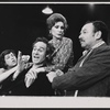 Joseph Wiseman, Louise Troy, Shimen Ruskin and unidentified [left] in the 1971 production of The Last Analysis