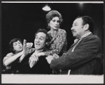 Joseph Wiseman, Louise Troy, Shimen Ruskin and unidentified [left] in the 1971 production of The Last Analysis