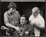 David Margulies, Martin Garner and unidentified [left] in the 1971 production of The Last Analysis