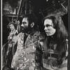 Raymond J. Barry, Daniel Hedaya and Lisa Richards in the stage production The Last Days of the British Honduras